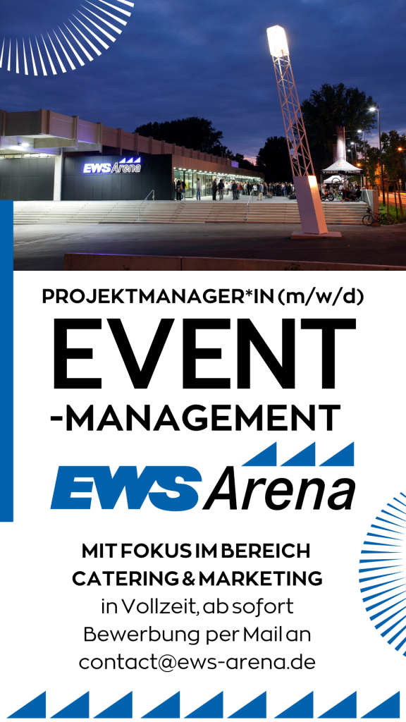 EWS Arena_Projektmanagerin in Vollzeit